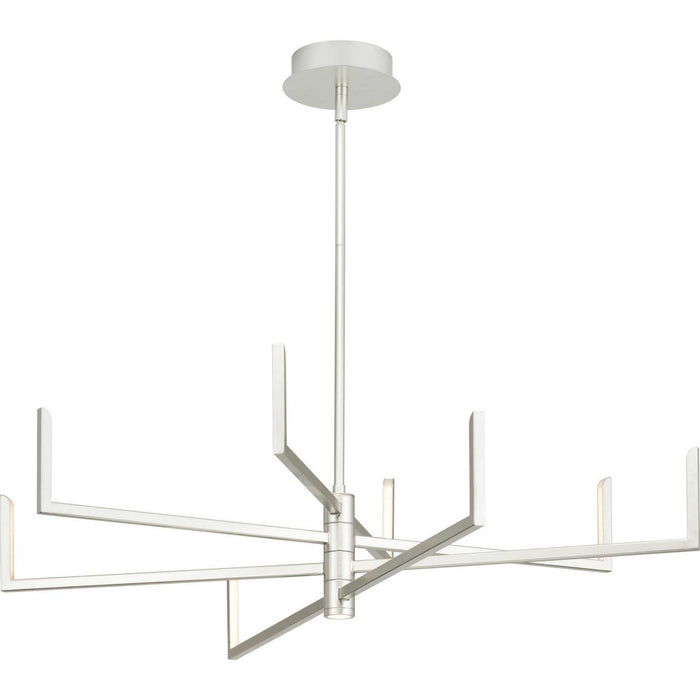 Progress Lighting P400261-186-30 LED Chandelier, Burnished Nickel