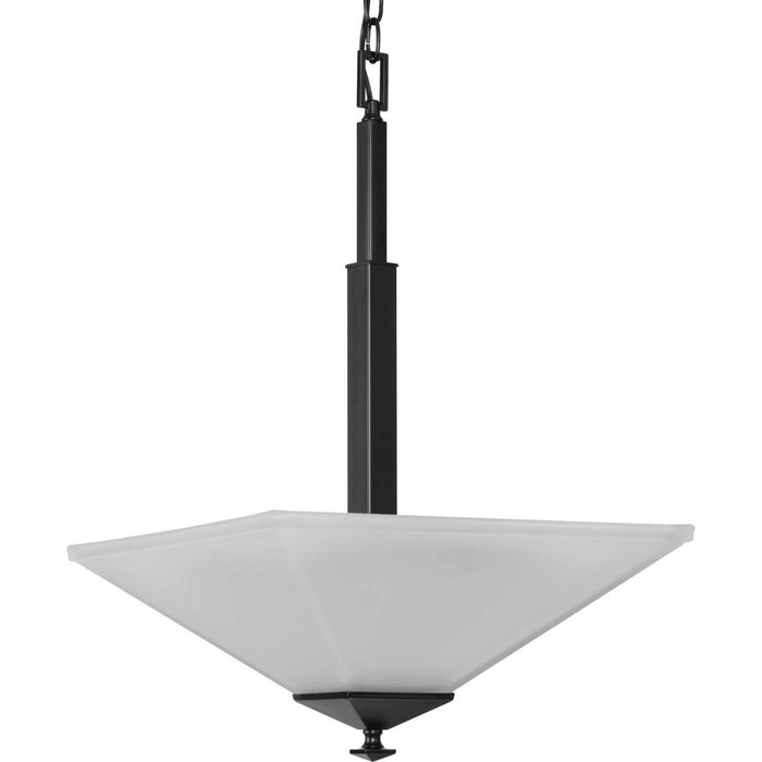 Progress Lighting P500126-31M Two Light Pendant, Matte Black