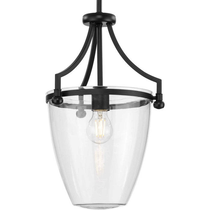 Progress Lighting P500360-31M One Light Pendant, Matte Black