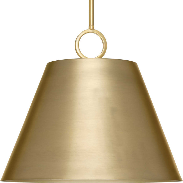 Progress Lighting P500368-109 Three Light Pendant, Brushed Bronze