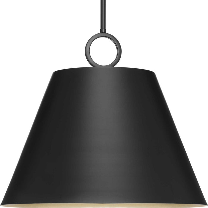 Progress Lighting P500368-31M Three Light Pendant, Matte Black