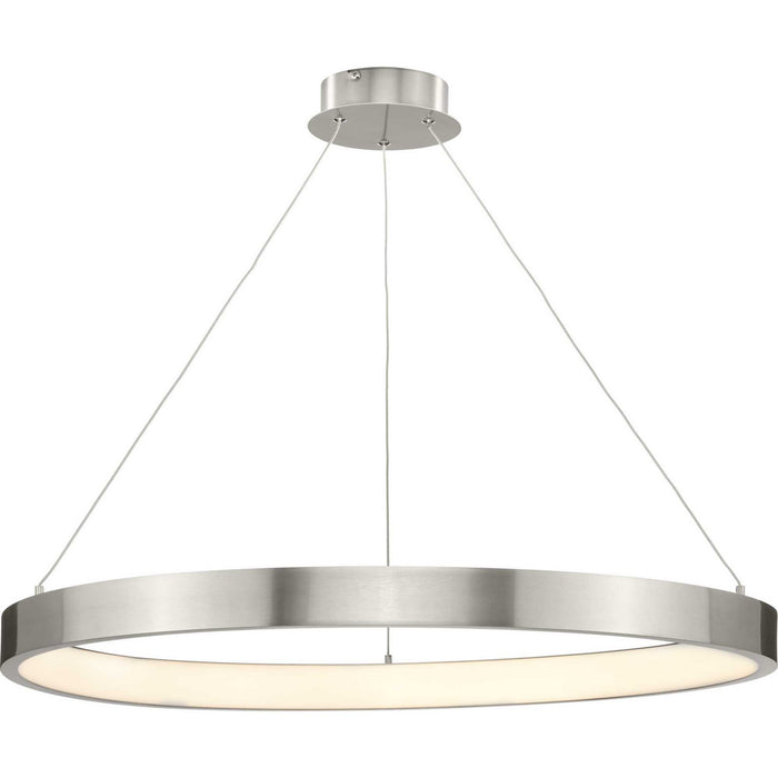 Progress Lighting P500370-009-30 LED Pendant, Brushed Nickel