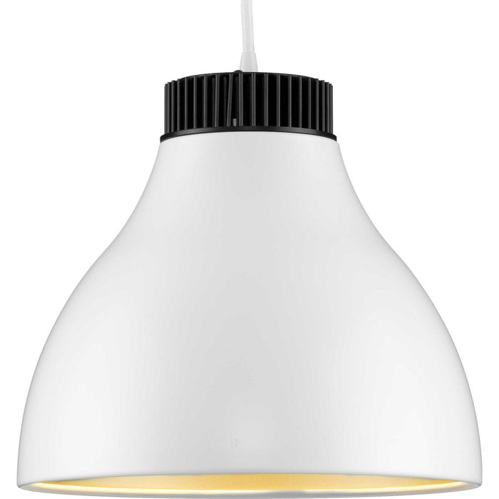 Progress Lighting P500372-028-30 LED Pendant, Satin White