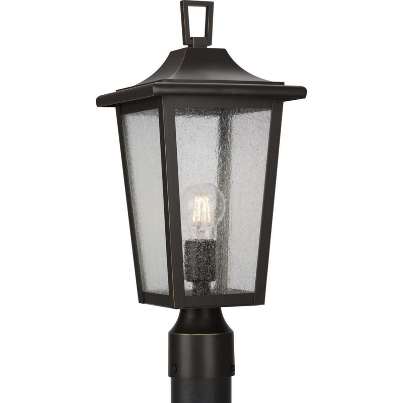 Progress Lighting P540093-020 One Light Outdoor Post Mount, Antique Bronze