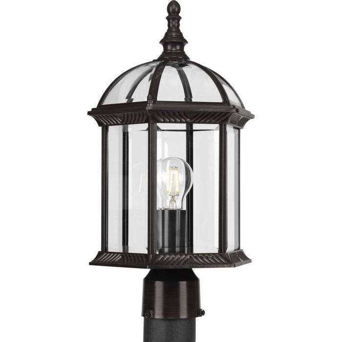 Progress Lighting P540099-020 One Light Outdoor Post Mount, Antique Bronze