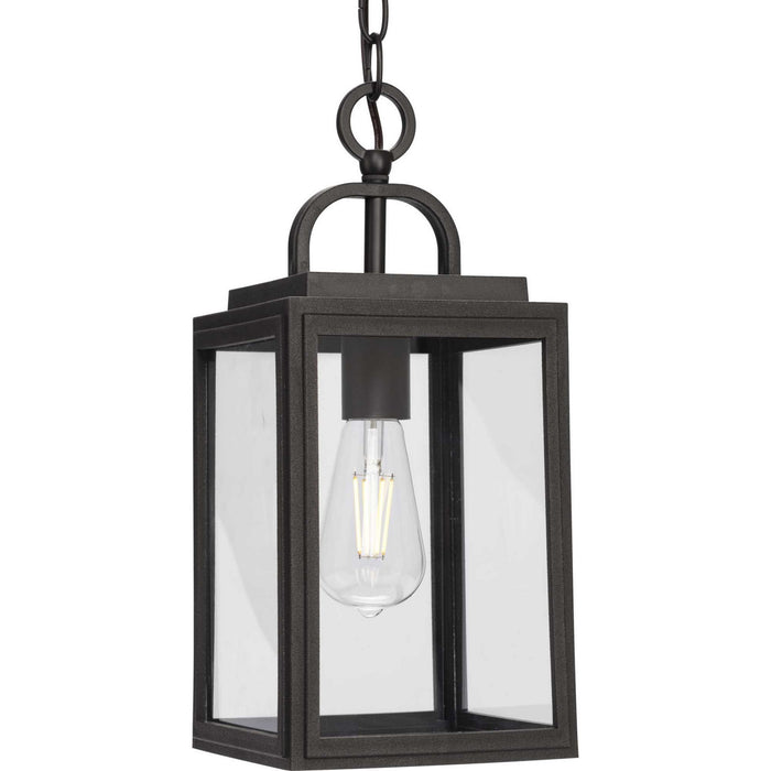 Progress Lighting P550064-020 One Light Outdoor Hanging Lantern, Antique Bronze