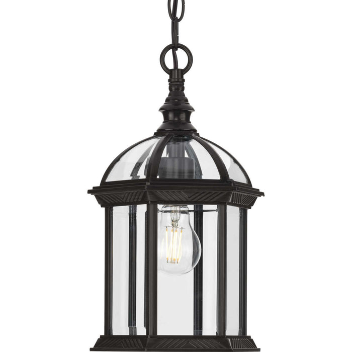 Progress Lighting P550122-020 One Light Outdoor Hanging Lantern, Antique Bronze