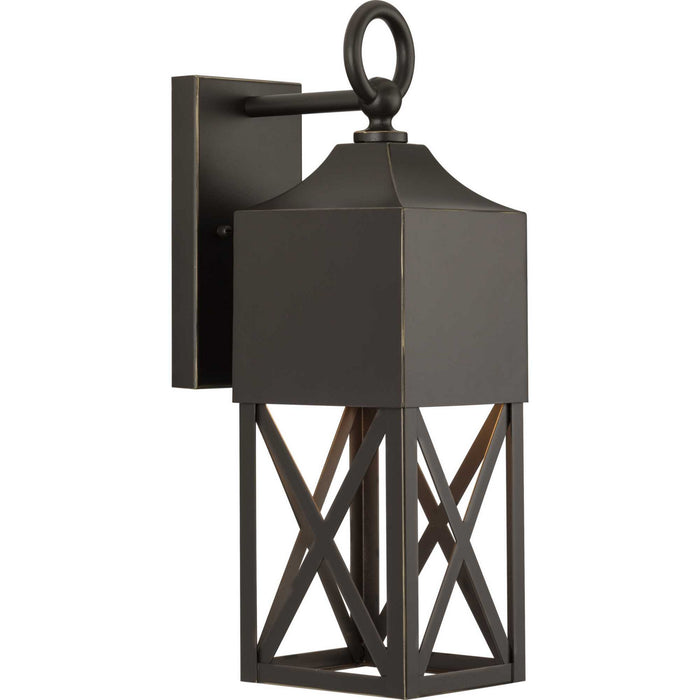 Progress Lighting P560316-020 One Light Outdoor Wall Lantern, Antique Bronze