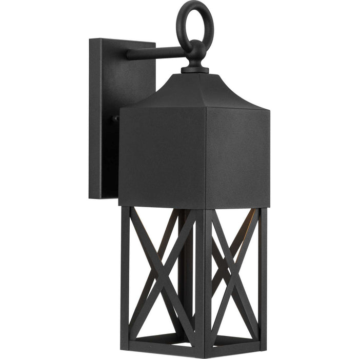 Progress Lighting P560316-031 One Light Outdoor Wall Lantern, Black