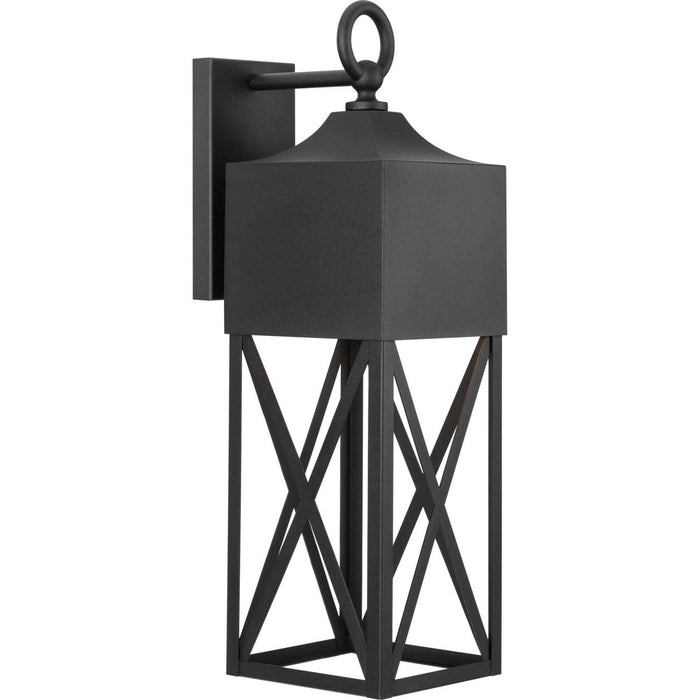 Progress Lighting P560317-031 One Light Outdoor Wall Lantern, Black