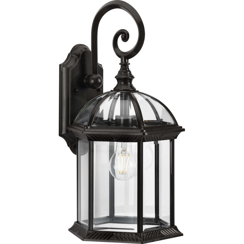 Progress Lighting P560323-020 One Light Outdoor Wall Lantern, Antique Bronze