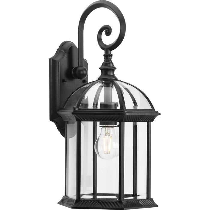 Progress Lighting P560323-031 One Light Outdoor Wall Lantern, Black