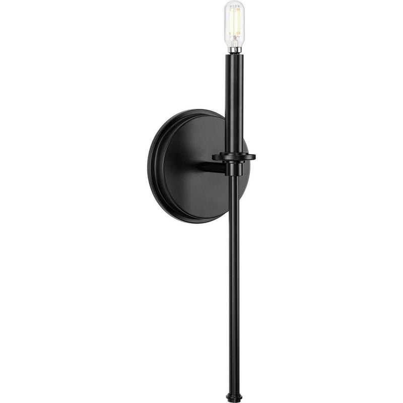 Progress Lighting P710106-31M One Light Wall Bracket, Matte Black