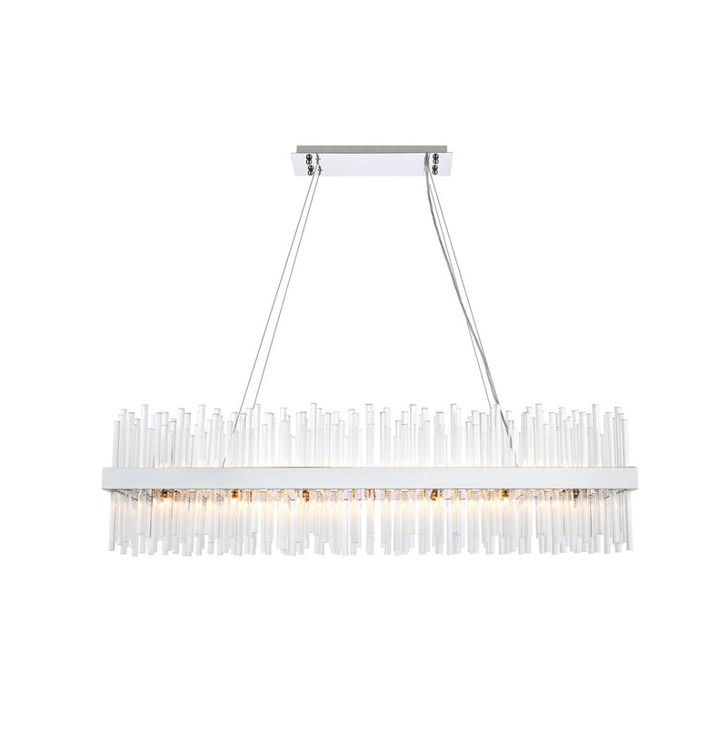 Elegant Lighting 3000G48C 28 Light Chandelier, Chrome