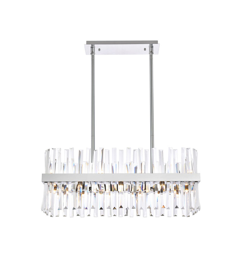 Elegant Lighting 6200G30C 16 Light Chandelier, Chrome