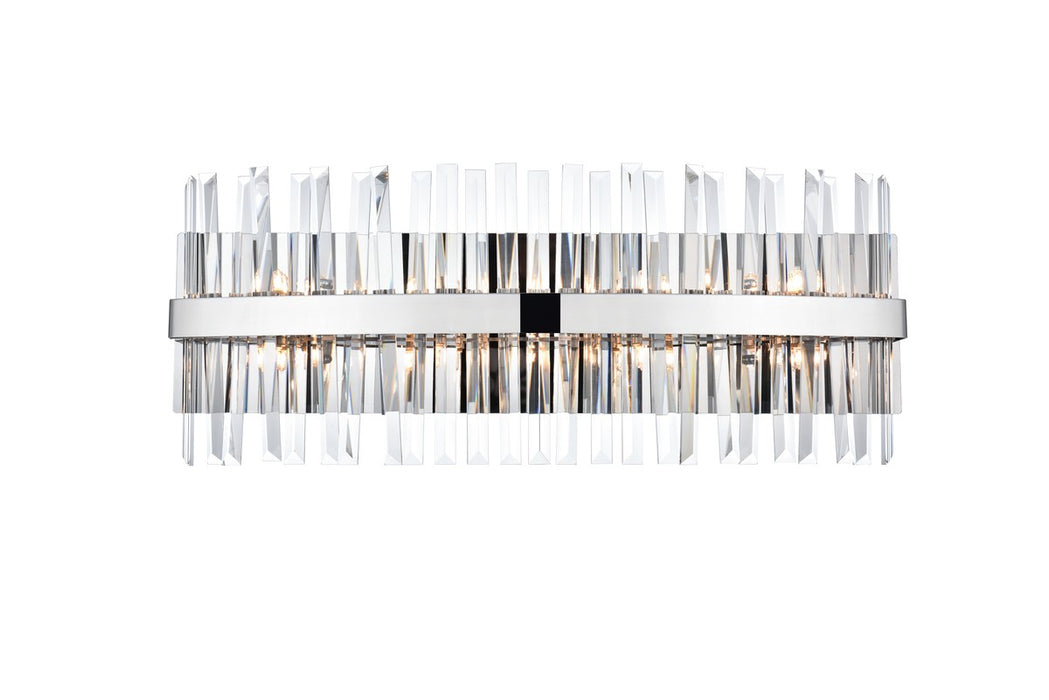 Elegant Lighting 6200W30C Eight Light Bath Sconce, Chrome