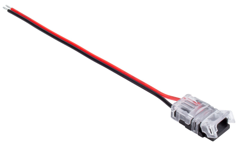 American Lighting TL-2PWR-HD Snap Connector With Conkit- 6", White/Clear