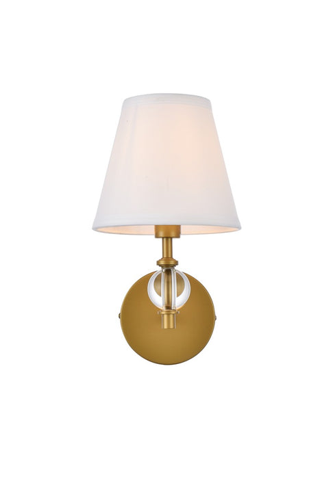 Elegant Lighting LD7021W6BR One Light Bath, Brass