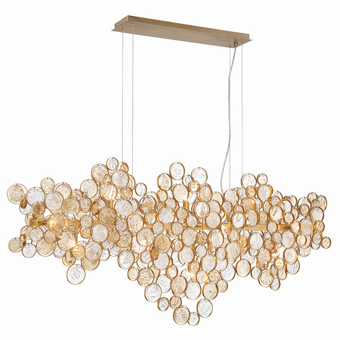 Eurofase 34032-027 15 Light Chandelier, Gold