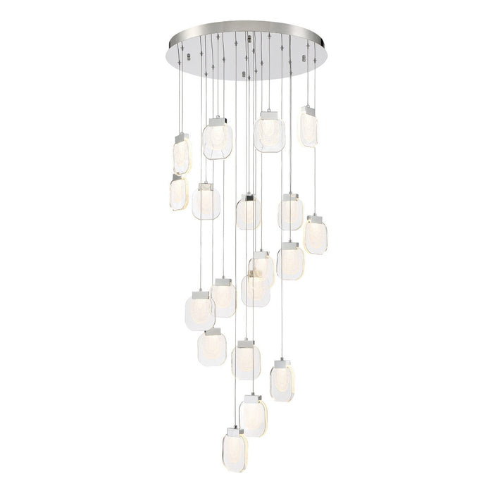 Eurofase 37192-023 LED Chandelier, Chrome