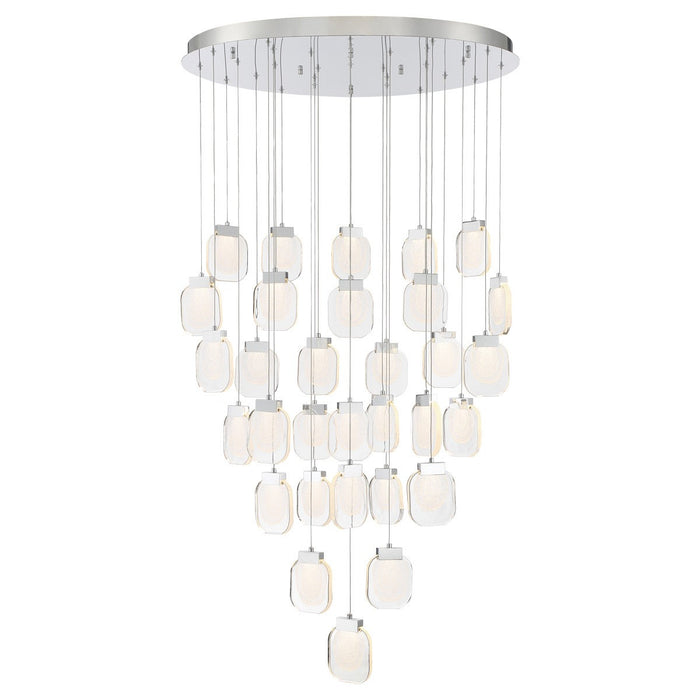 Eurofase 37193-020 LED Chandelier, Chrome