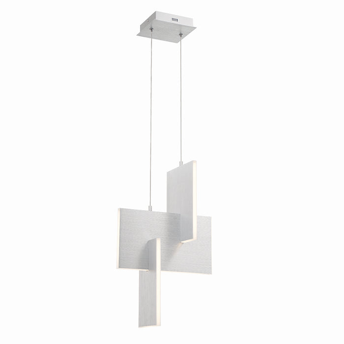 Eurofase 37347-035 LED Pendant, Silver