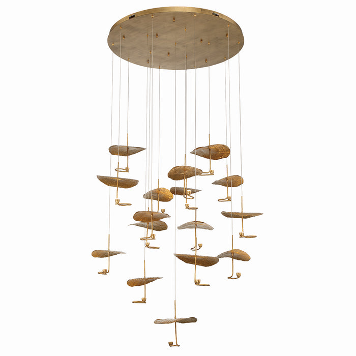 Eurofase 41907-016 LED Chandelier, Bronze
