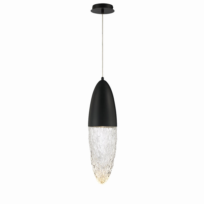 Eurofase 43857-025 One Light Pendant, Black