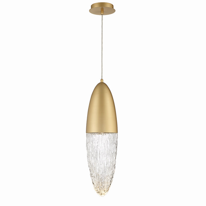 Eurofase 43857-037 One Light Pendant, Gold