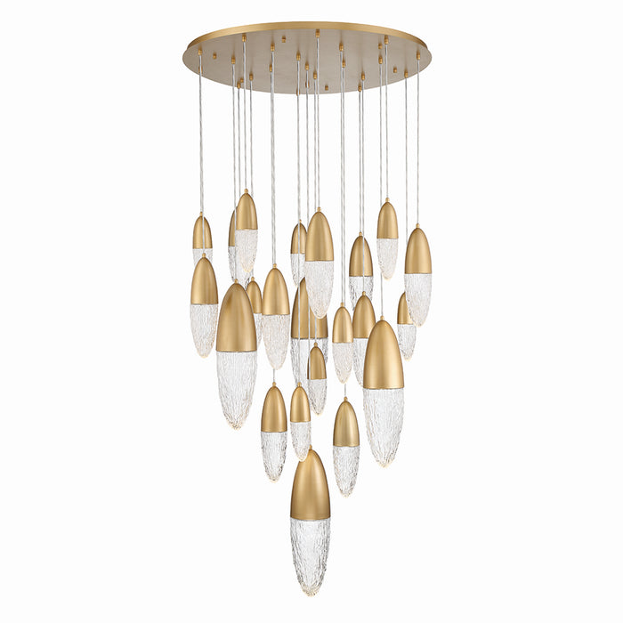 Eurofase 43860-036 22 Light Chandelier, Gold