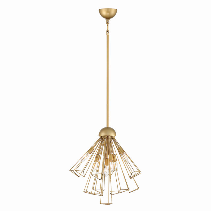 Eurofase 43862-028 Seven Light Pendant, Gold