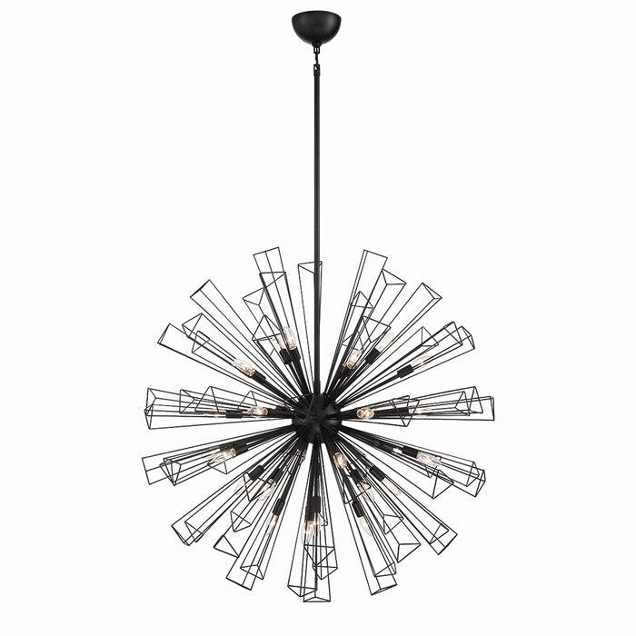 Eurofase 43864-010 29 Light Chandelier, Black