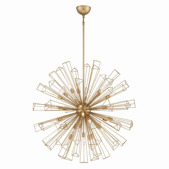 Eurofase 43864-024 29 Light Chandelier, Gold