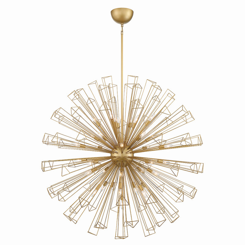 Eurofase 43865-025 35 Light Chandelier, Gold
