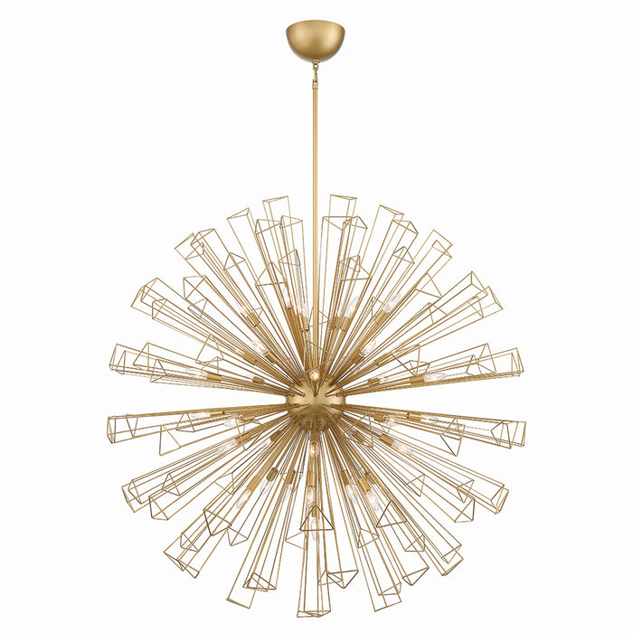 Eurofase 43865-025 35 Light Chandelier, Gold