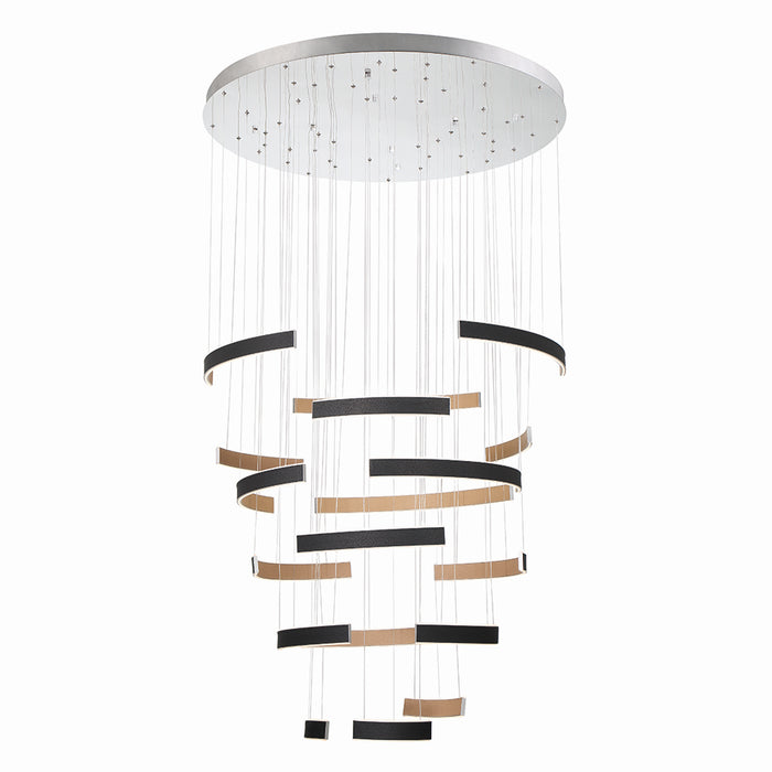 Eurofase 43902-019 LED Chandelier, Black