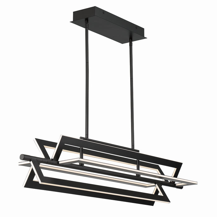 Eurofase 44077-013 LED Chandelier, Black