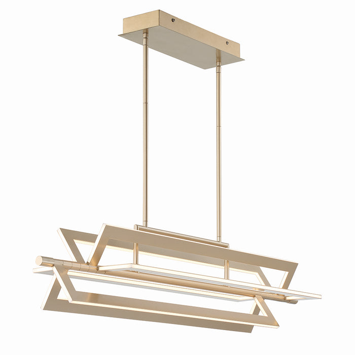 Eurofase 44077-020 LED Chandelier, Gold