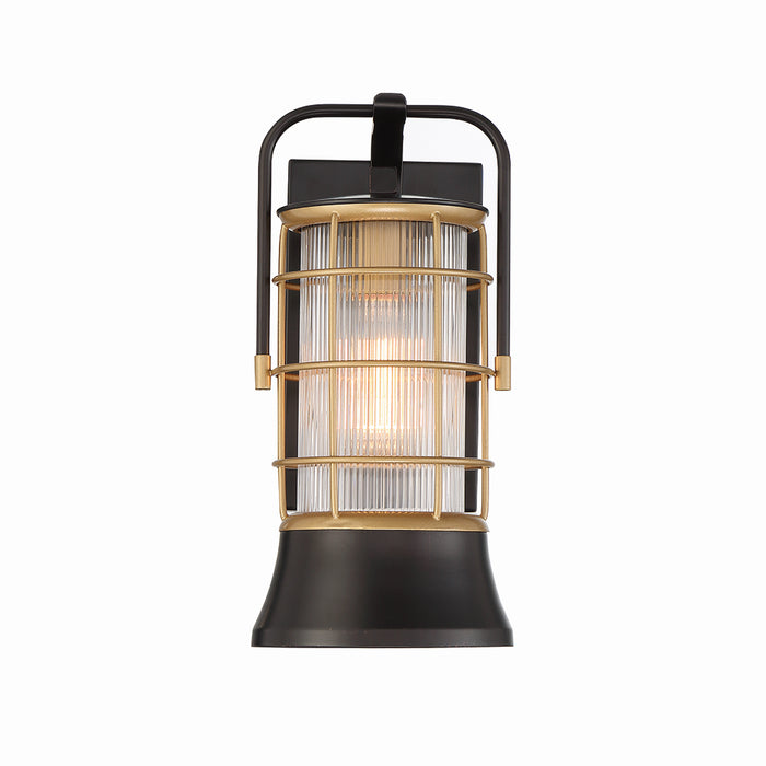 Eurofase 44262-013 One Light Lantern, Gold-Black
