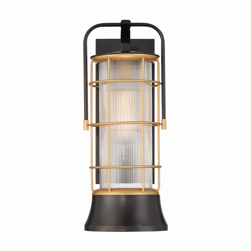 Eurofase 44264-017 One Light Lantern, Gold-Black