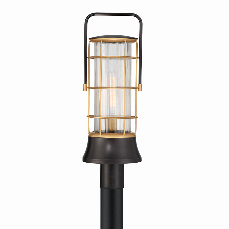 Eurofase 44265-014 One Light Lantern, Gold-Black