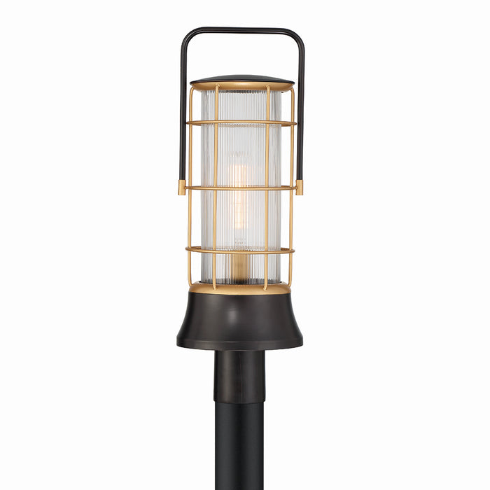 Eurofase 44265-014 One Light Lantern, Gold-Black