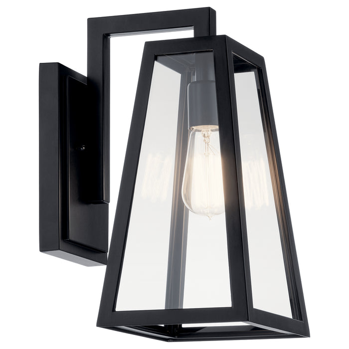 Kichler 49331BK One Light Outdoor Wall Mount, Black
