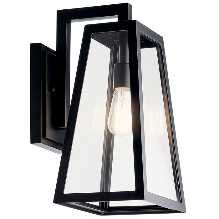 Kichler 49332BK One Light Outdoor Wall Mount, Black
