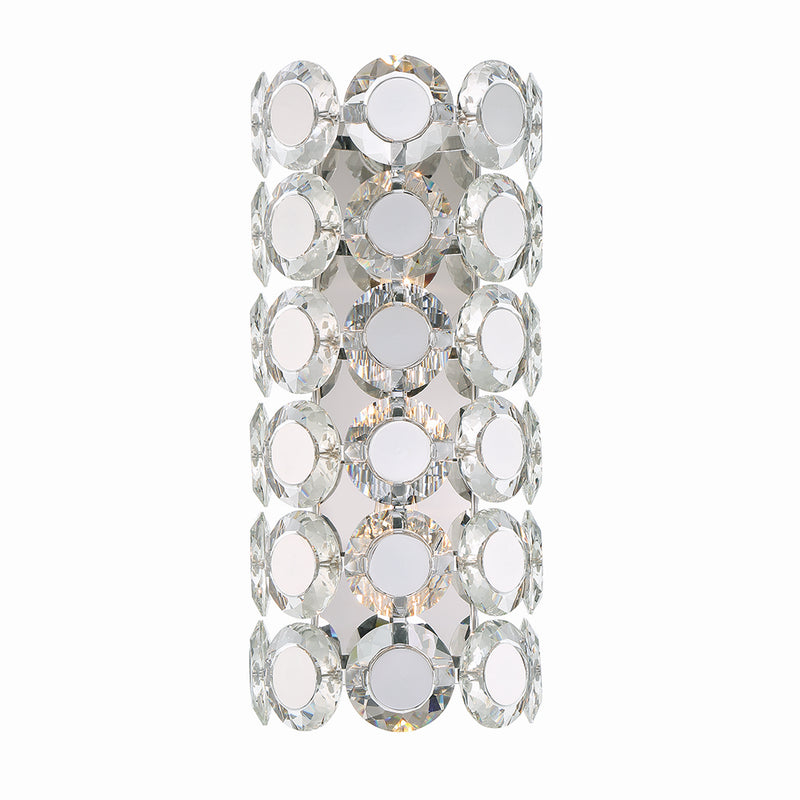 Eurofase 44283-018 Two Light Wall Sconce, Chrome