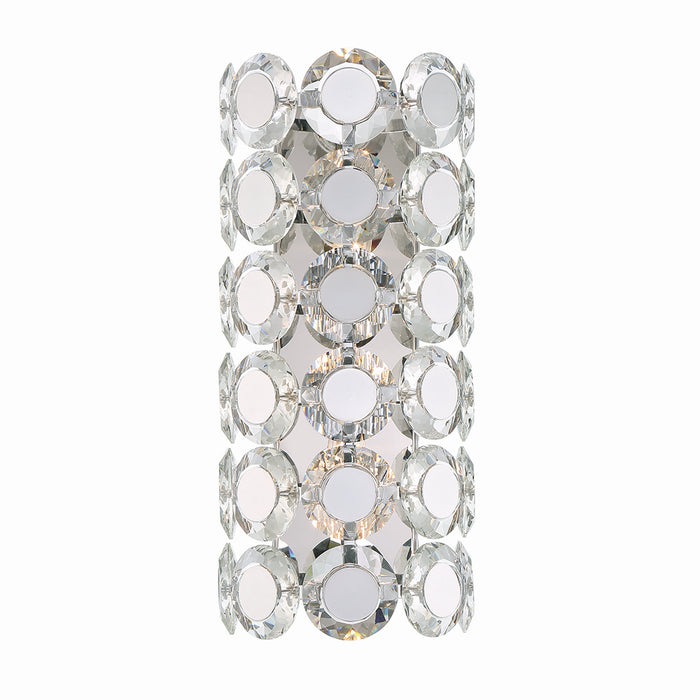 Eurofase 44283-018 Two Light Wall Sconce, Chrome