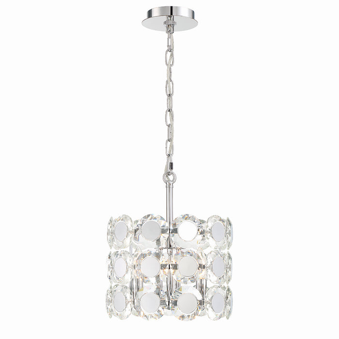 Eurofase 44284-015 Three Light Chandelier, Chrome