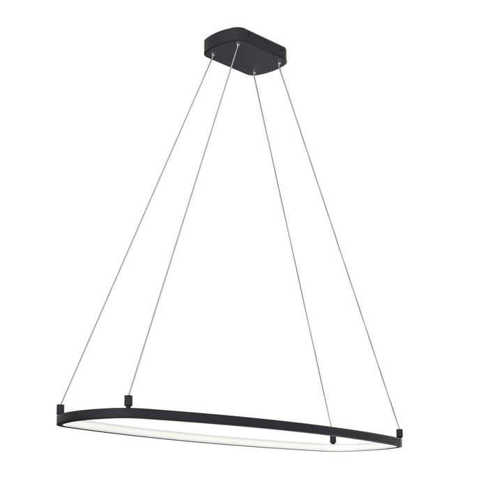 Kichler 84312MBK LED Chandelier, Matte Black