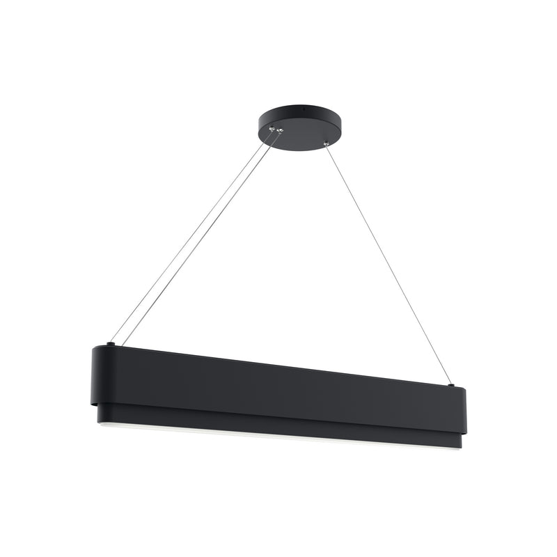 Kichler 84316MBK LED Linear Chandelier, Matte Black