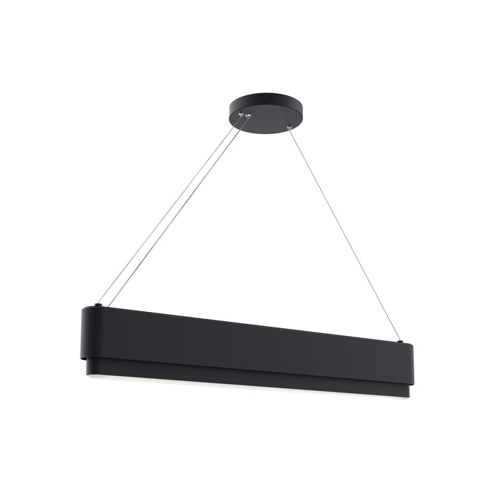 Kichler 84316MBK LED Linear Chandelier, Matte Black
